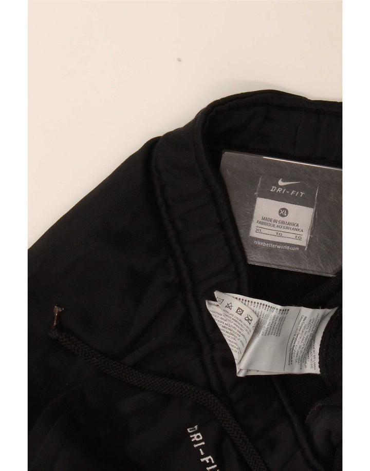 Męskie spodnie dresowe Nike Dri Fit XL, czarne, poliestrowe