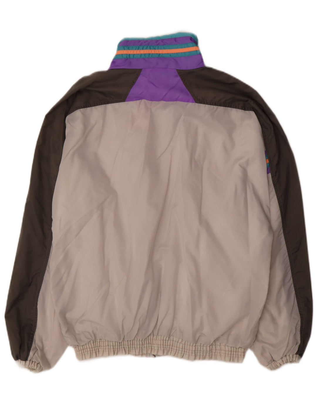 Męska kurtka dresowa Lotto, średnia, wielobarwna, z blokami kolorów, retro