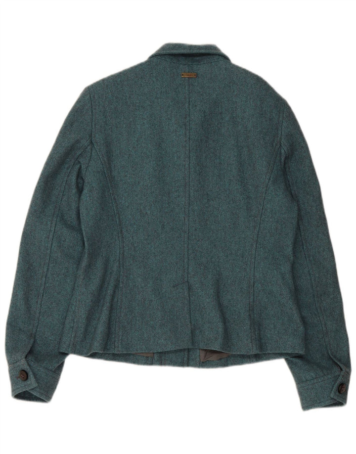 Damska kurtka użytkowa Marlboro Classics UK 12 Średnio niebieska wełna