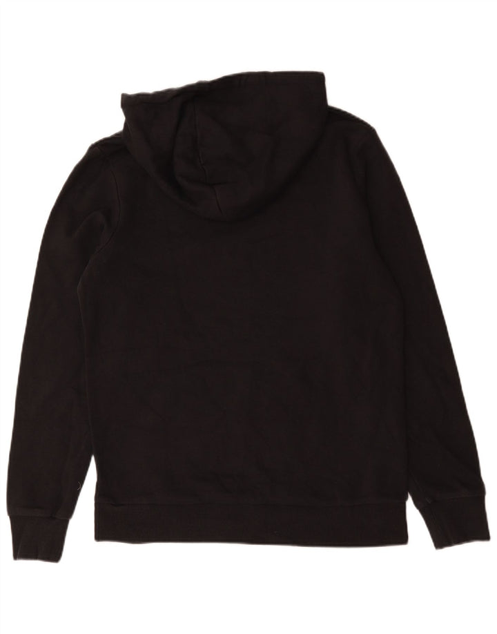 Męski sweter z kapturem i grafiką Jack & Jones, średniej wielkości, czarny, bawełniany