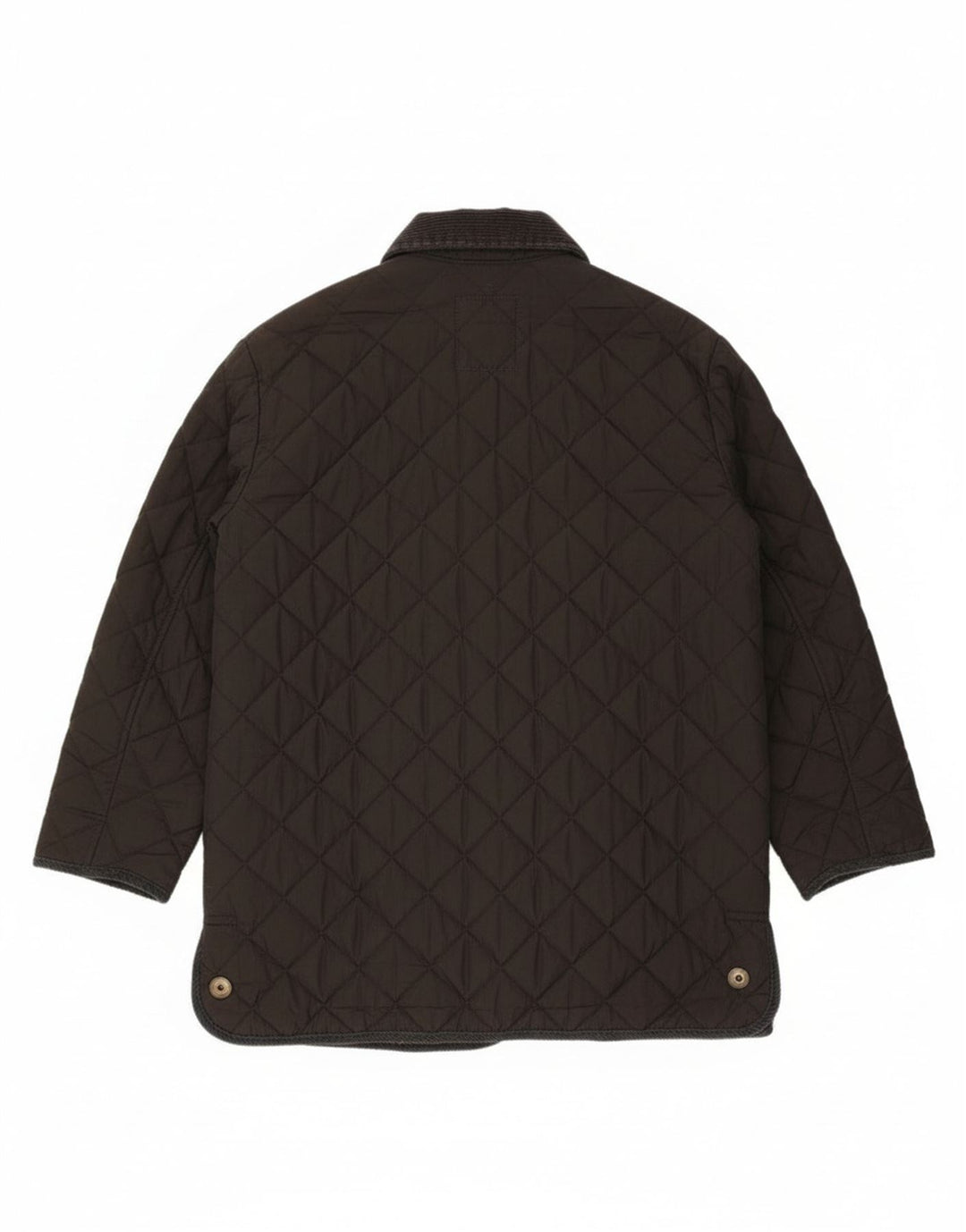 Vintage damska pikowana kurtka IT 48 XL, czarna bawełna