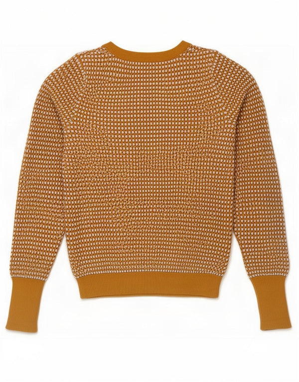 Damski sweter Zara Crop Boat Neck Sweter UK 6 XS Beżowa wiskoza w paski