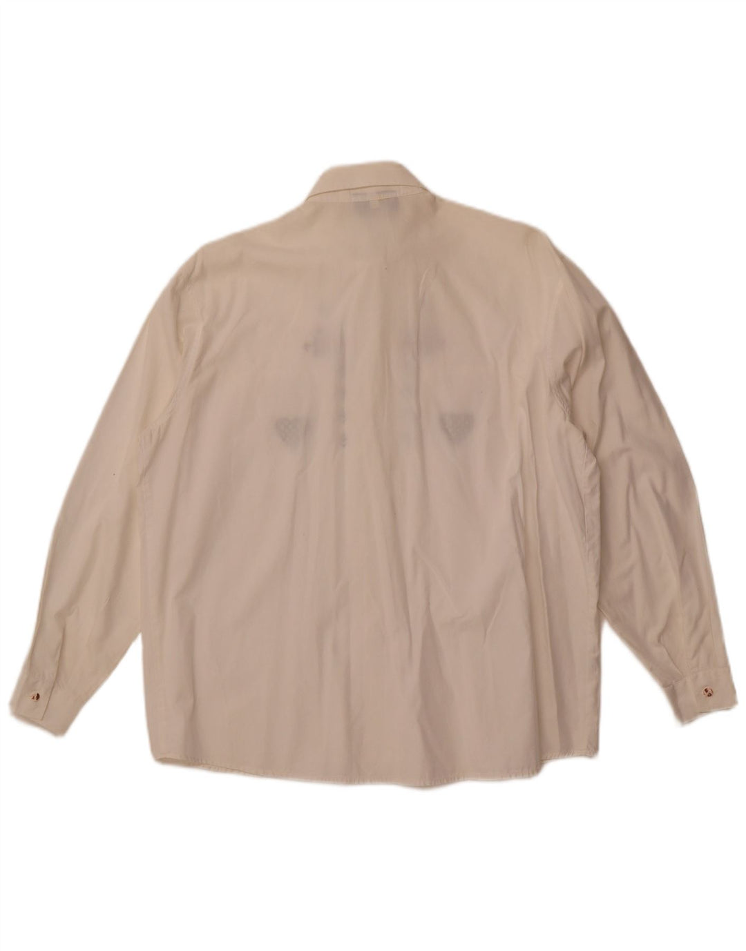 Damska koszula w stylu vintage z grafiką UK 14, duża, biała, bawełniana