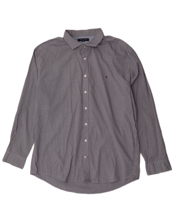 Koszula męska Tommy Hilfiger 2XL niebieska pepitka