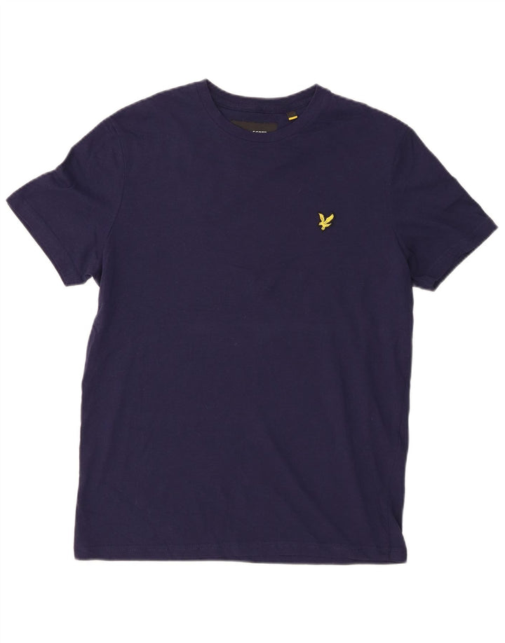 T-shirt męski Lyle & Scott, mały, granatowy, bawełniany