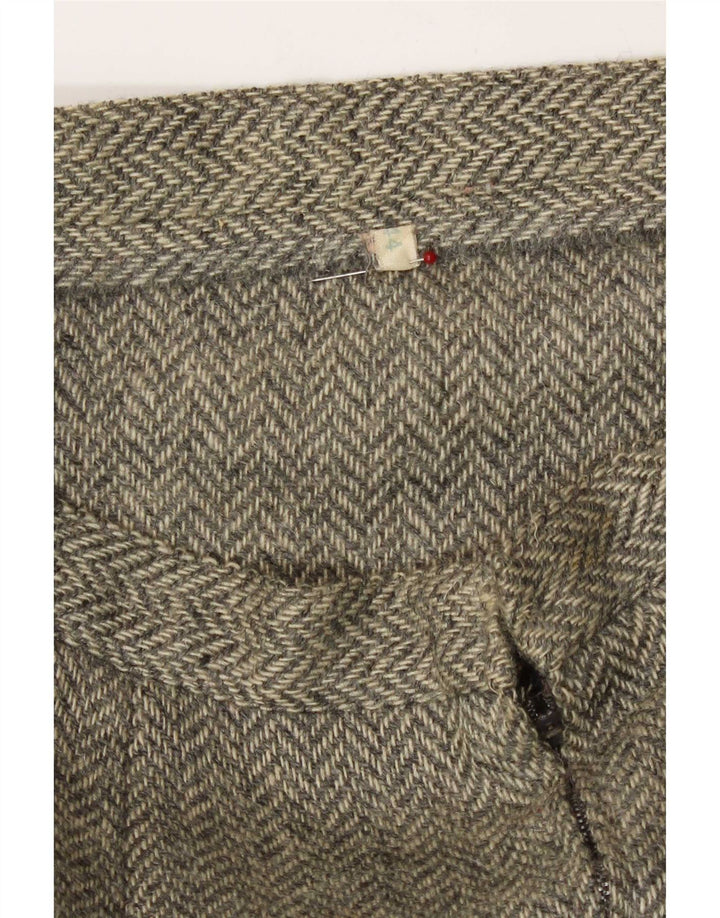 Dwuczęściowy zestaw spódnic damskich w stylu vintage IT 44 Medium W28 Szara jodełka