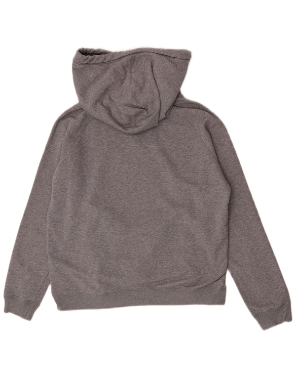 Damska bluza z kapturem Nike UK 16, duża, szara, nakrapiana bawełna