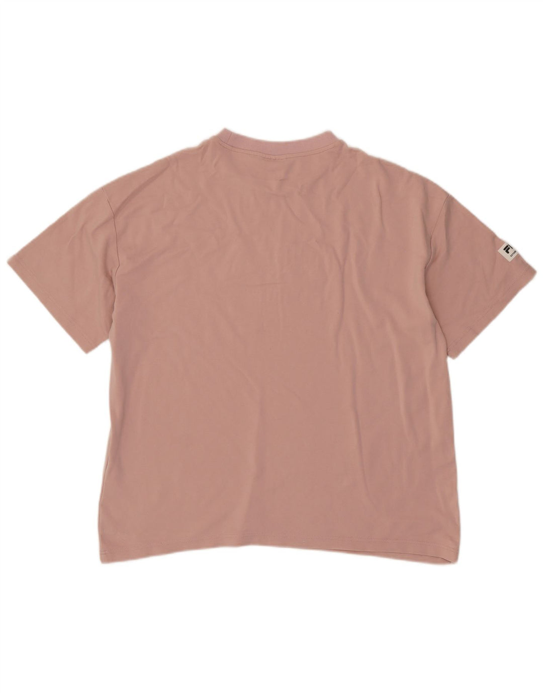 Damska koszulka oversize z grafiką FILA Top UK 16, duża, różowa wiskoza