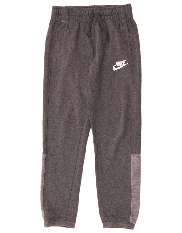 Chłopięce spodnie dresowe Nike, 13-14 lat, XL, szara, nakrapiana bawełna