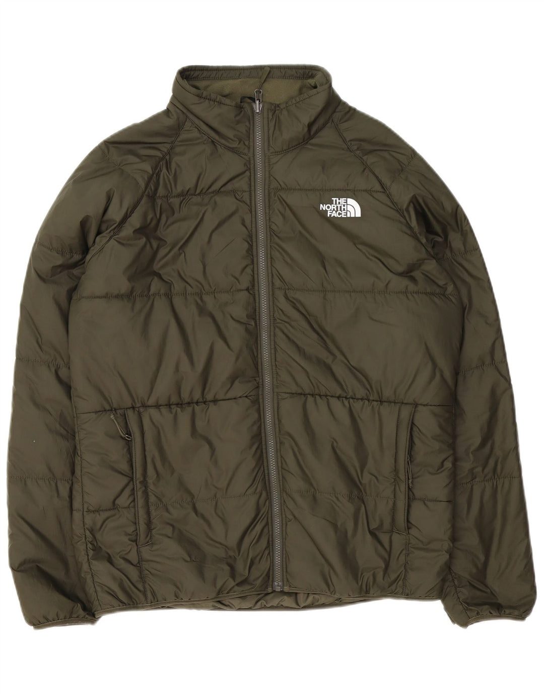 Męska kurtka The North Face Graphic Liner Padded Jacket UK 40, duża, zielona, poliestrowa