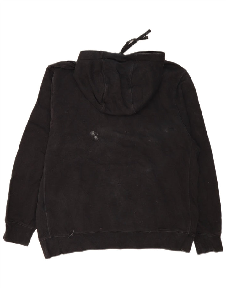 Męski sweter z kapturem Nike, duży, czarny, bawełniany