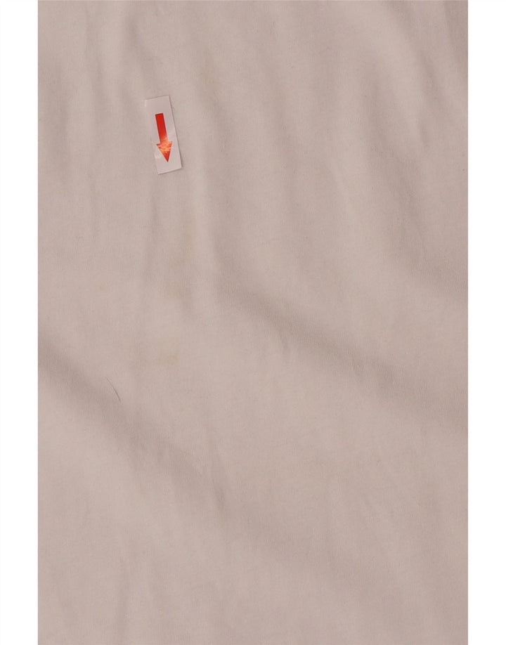 Męski top Superdry z długim rękawem, mały, biały, bawełniany w bloki kolorów