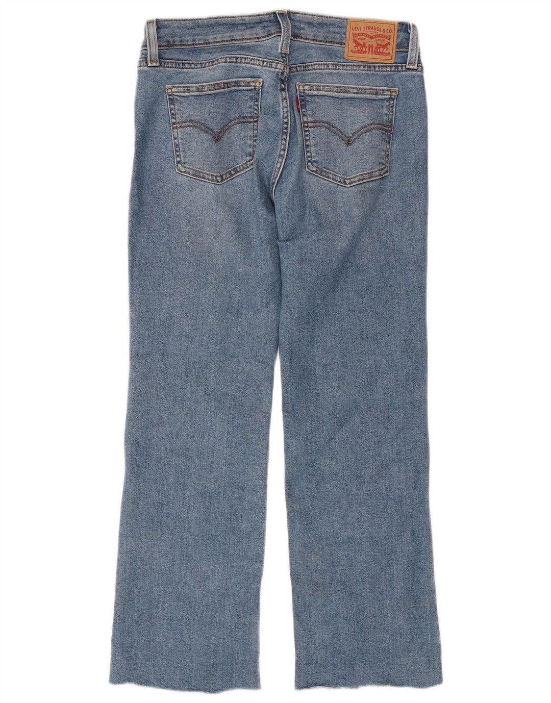 Damskie dżinsy Levi's Super Low Bootcut W28 L30 Niebieska bawełna