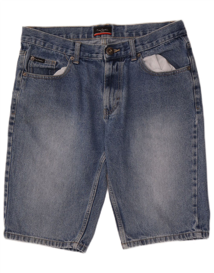 Męskie spodenki jeansowe Pierre Cardin Medium W32, niebieskie, bawełniane