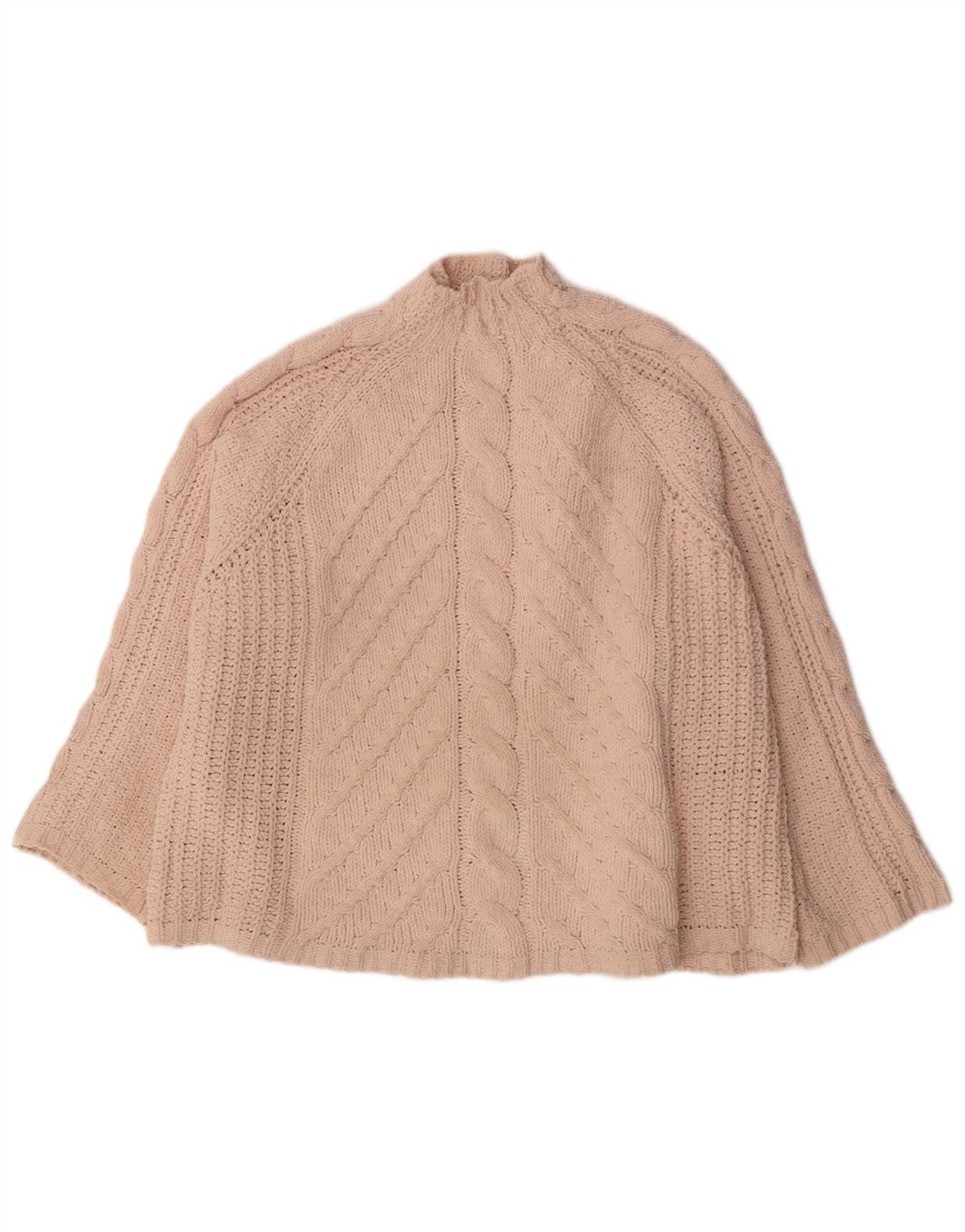 Marks & Spencer Damski sweter oversize z golfem, UK 18 XL, różowy