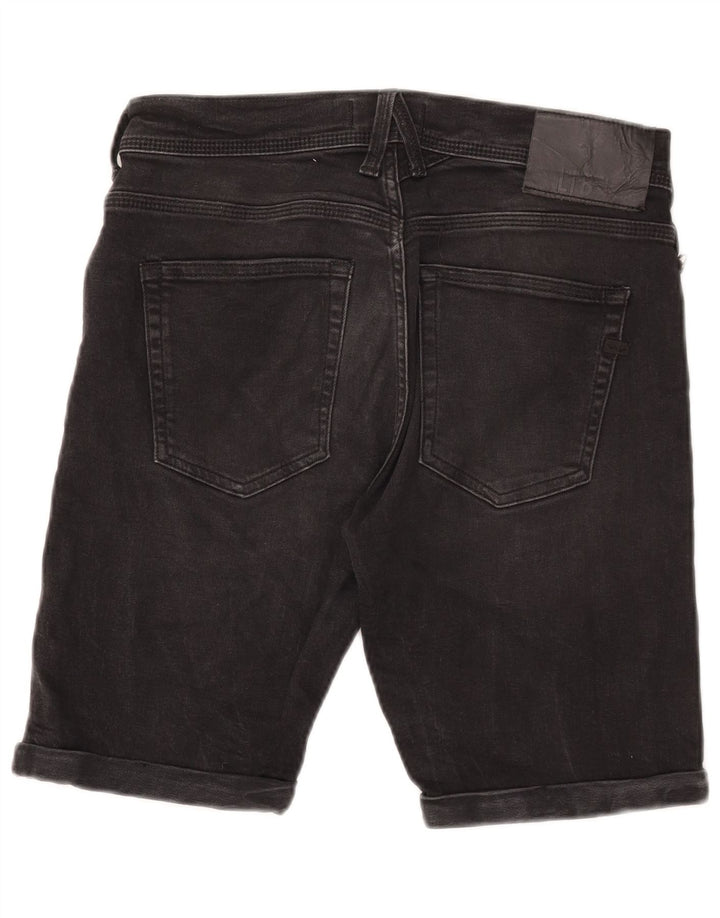 LTB Mens Denim Shorts Small W28 Black Cotton