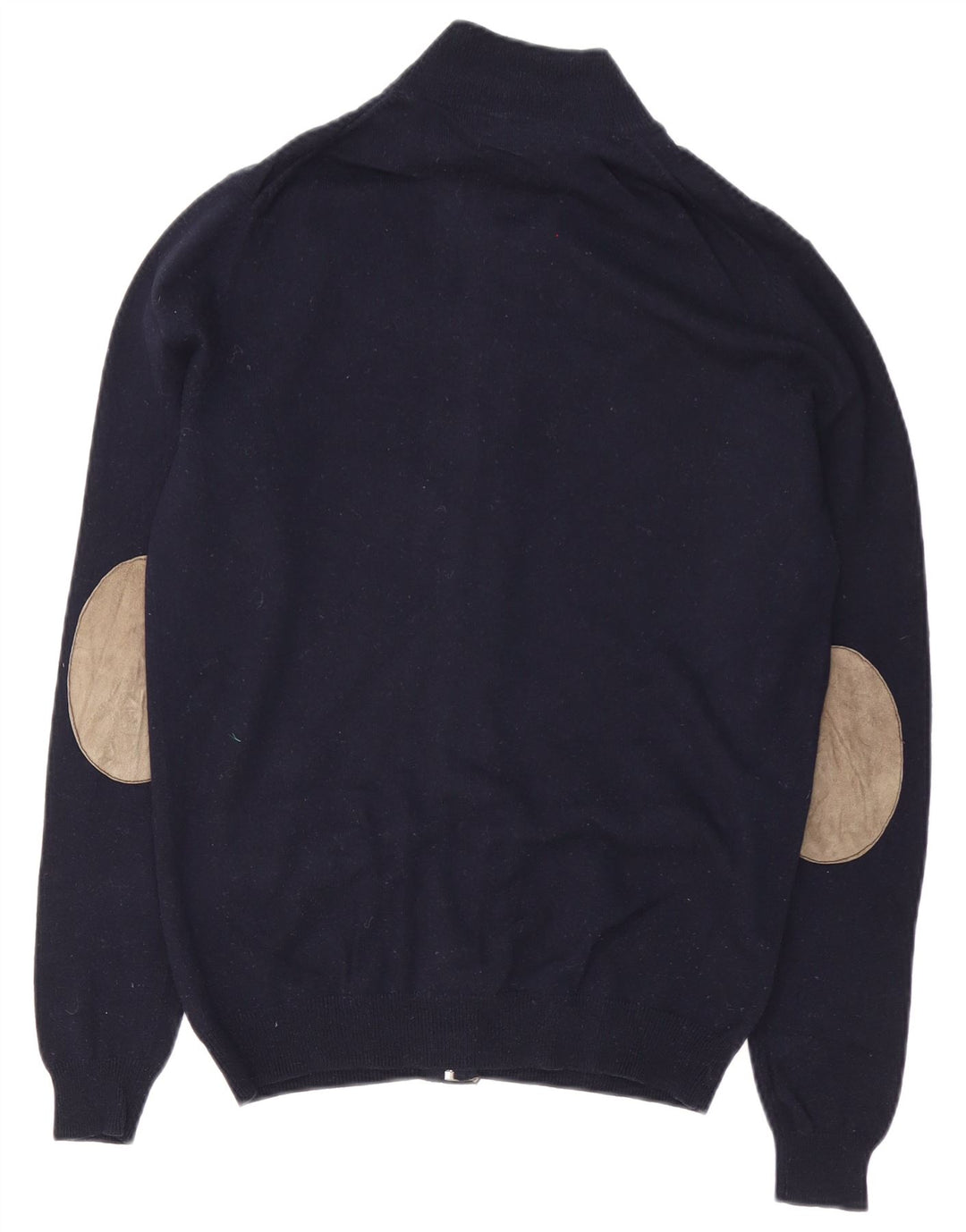 Męski sweter rozpinany Massimo Dutti, średni granatowy
