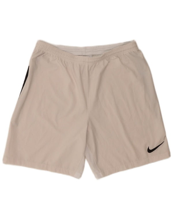 Męskie spodenki sportowe Nike Dri Fit w kolorze średniej bieli