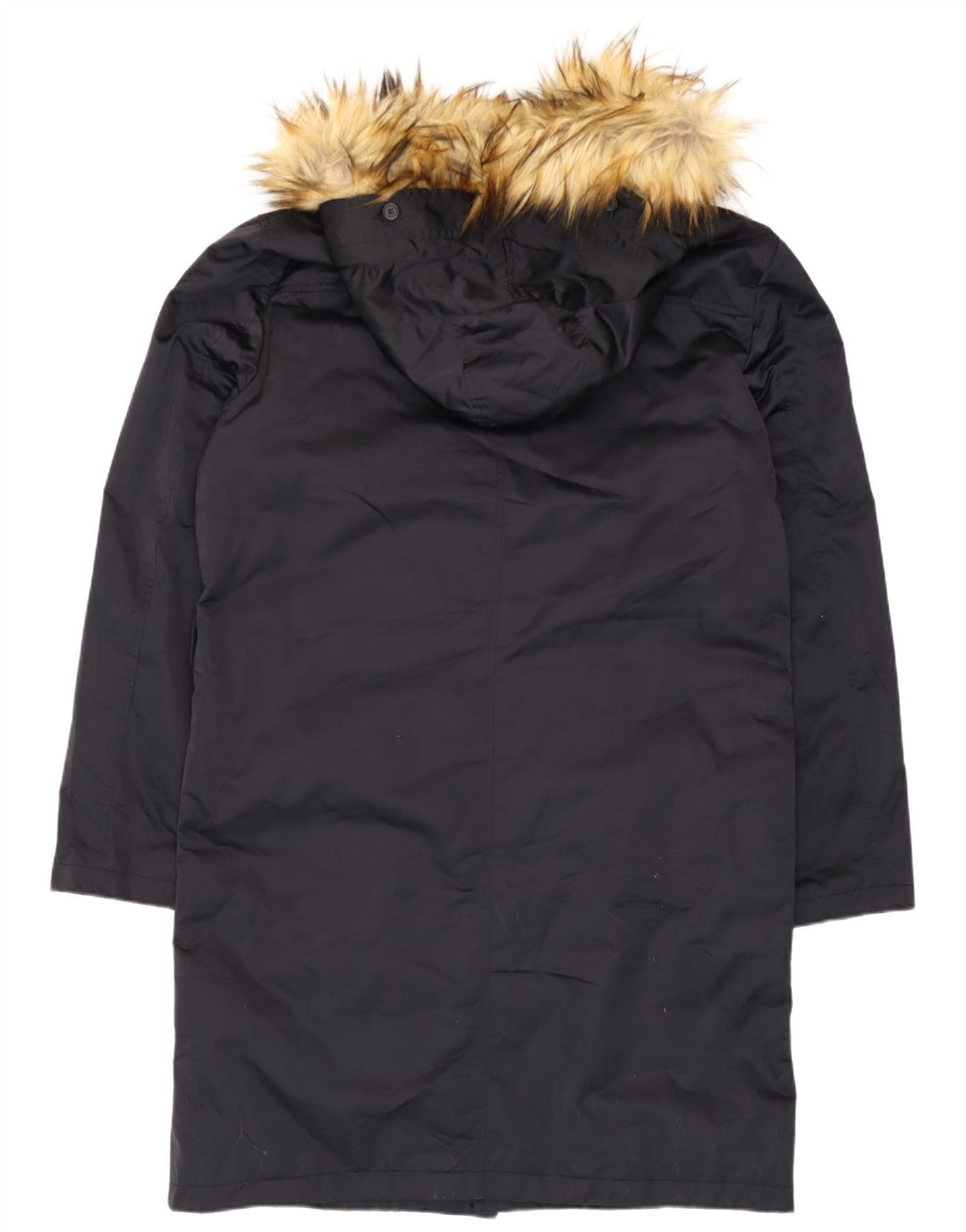Męska kurtka parka z kapturem Zara UK 40, duża, czarna, poliester