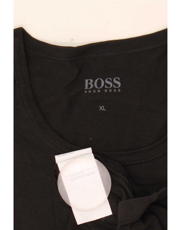 T-shirt męski Hugo Boss XL, czarny, bawełniany