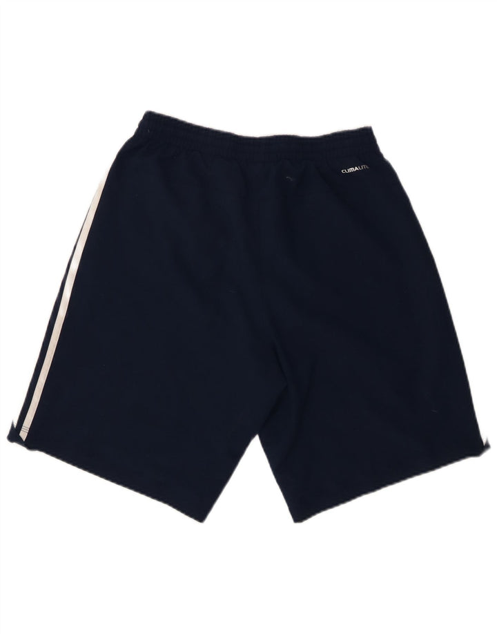 Męskie spodenki sportowe ADIDAS Climalite, małe, granatowe, z poliestru