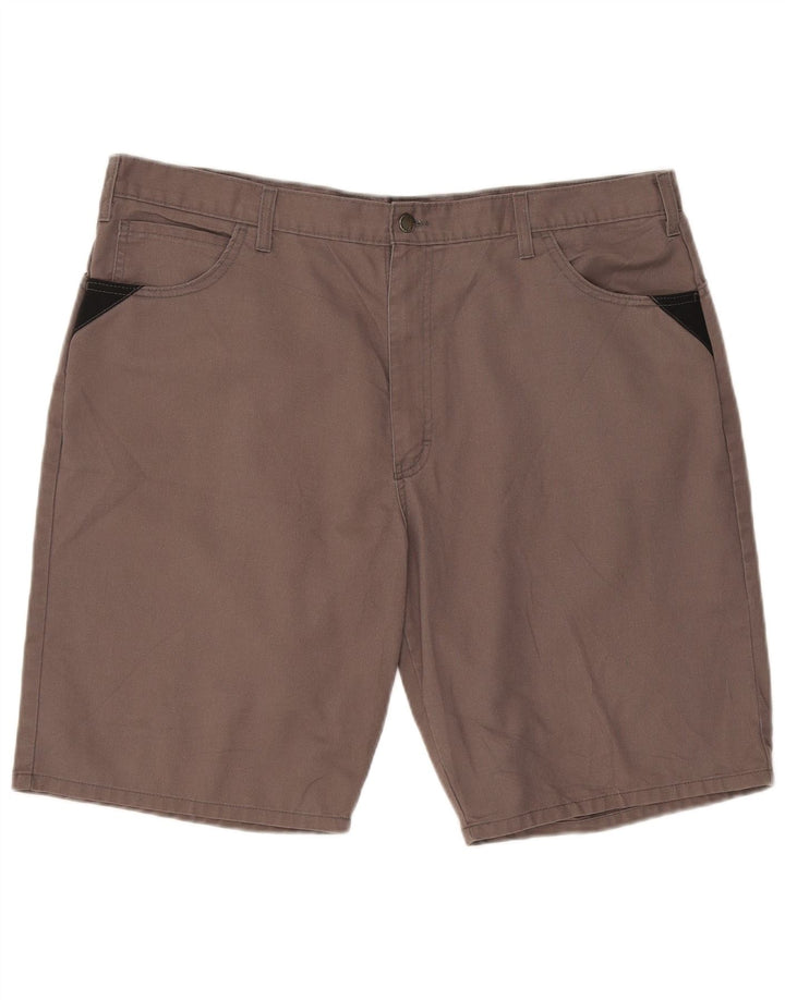 Męskie szorty Dickies W42 2XL Szary poliester z blokami kolorów