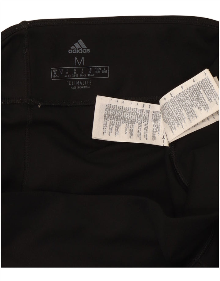 Damskie legginsy ADIDAS Climalite UK 12/14, średni czarny poliester