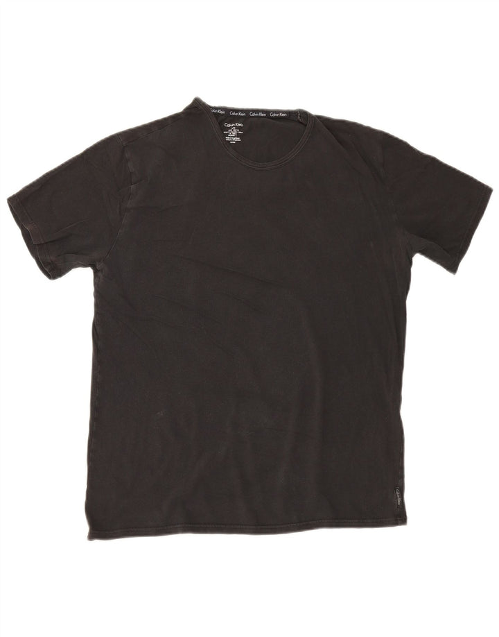 T-shirt damski Calvin Klein Top UK 16, duży, czarny