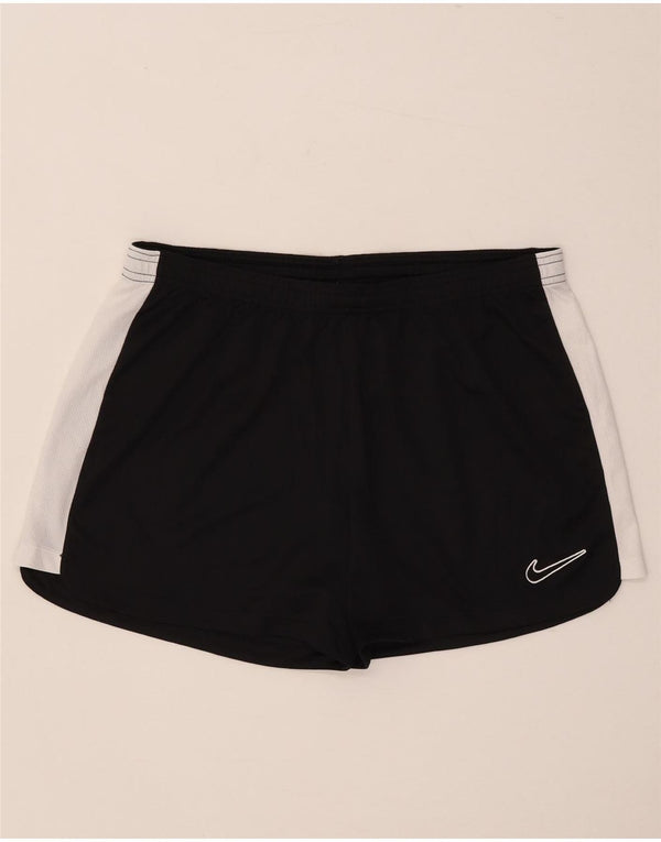 Damskie spodenki sportowe Nike UK 16, duży czarny poliester z blokami kolorów