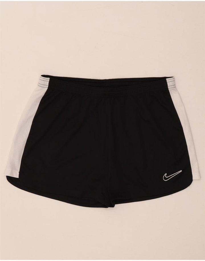 Damskie spodenki sportowe Nike UK 16, duży czarny poliester z blokami kolorów