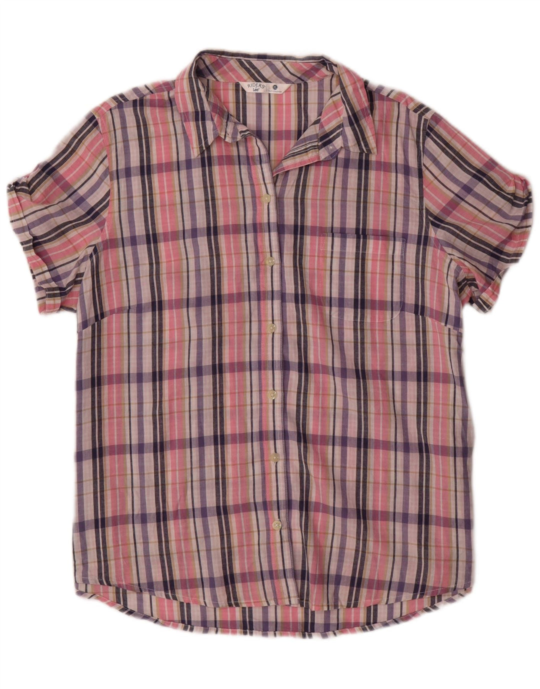 Damska koszula oversize LEE Riders UK 18 XL w wielobarwną kratkę