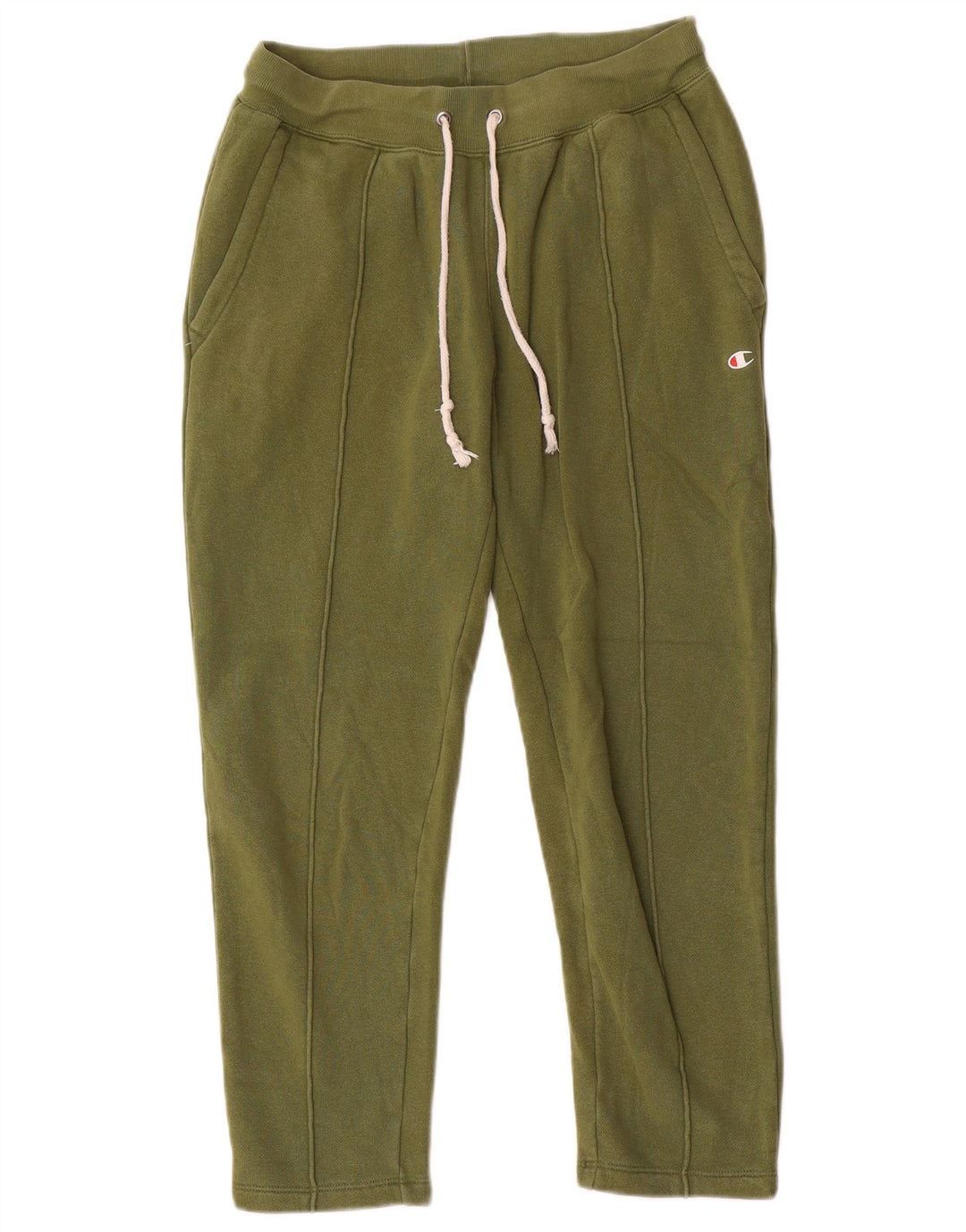 Męskie spodnie dresowe Champion, małe, bawełniane w kolorze khaki
