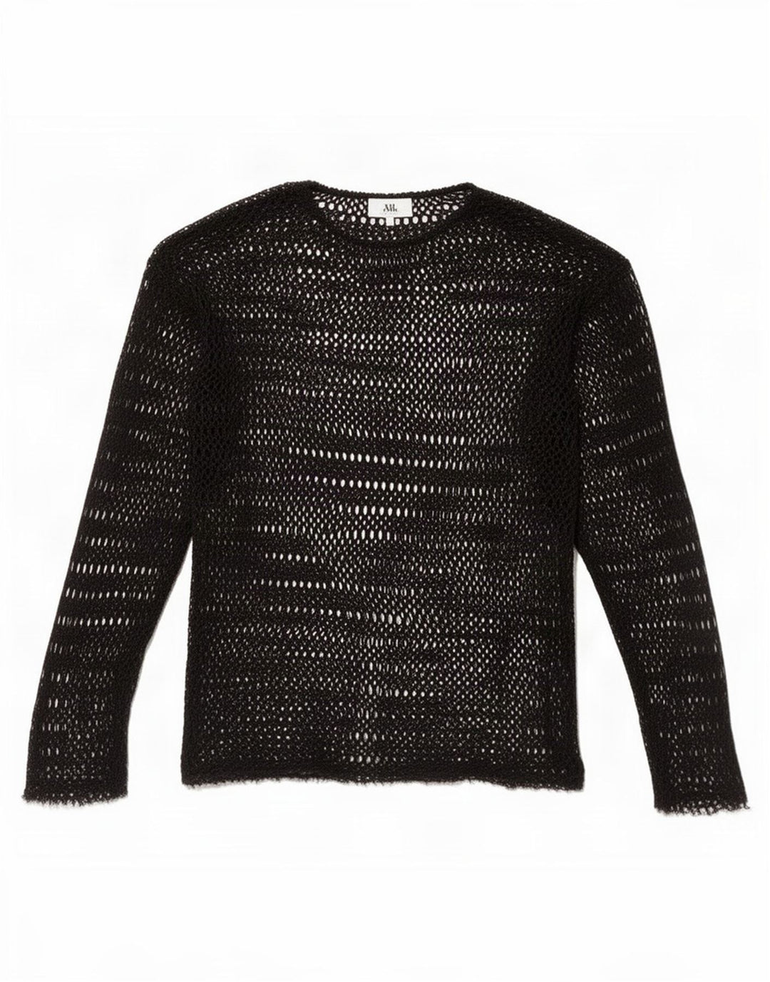 Damski szydełkowy, prześwitujący top Zara UK 10 Small Black