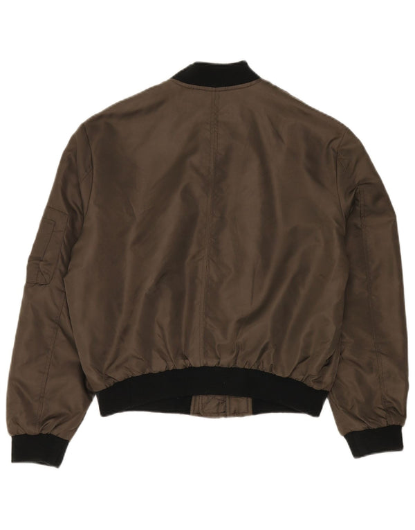 Damska kurtka bomberka oversize ZARA UK 14 w kolorze średniego khaki