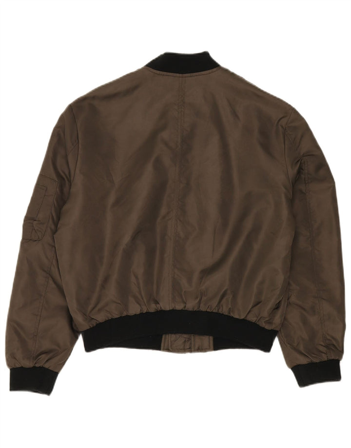 Damska kurtka bomberka oversize ZARA UK 14 w kolorze średniego khaki