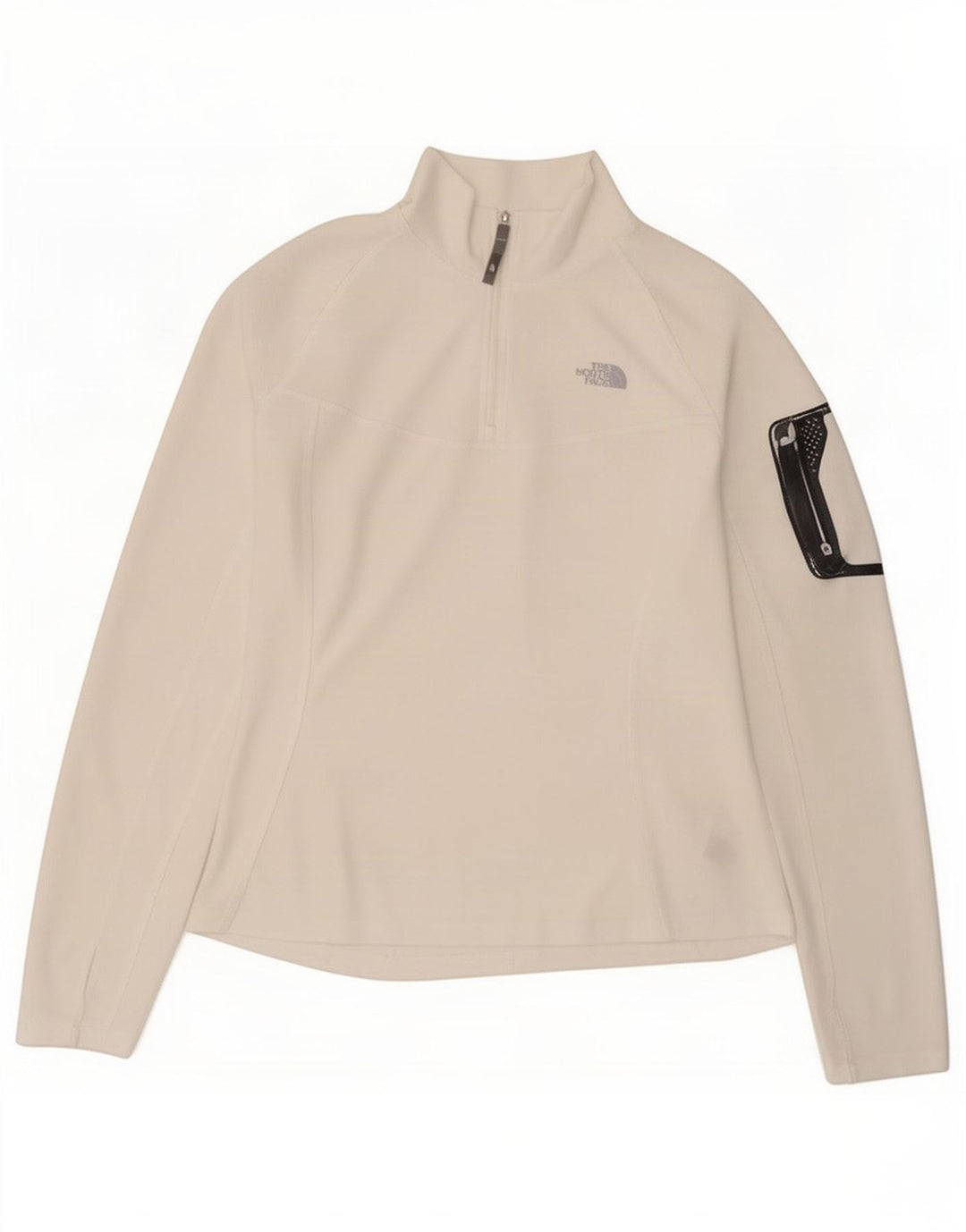 Damski dres The North Face z zamkiem błyskawicznym, UK 16, duży, biały