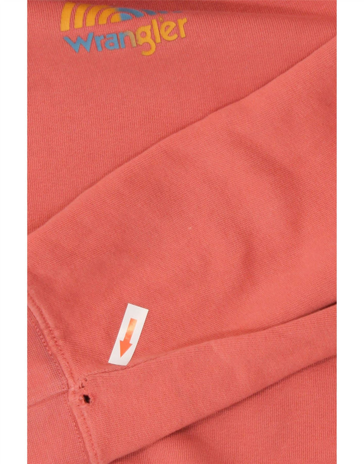 Męski sweter z kapturem Wrangler 2XL, czerwony, bawełniany