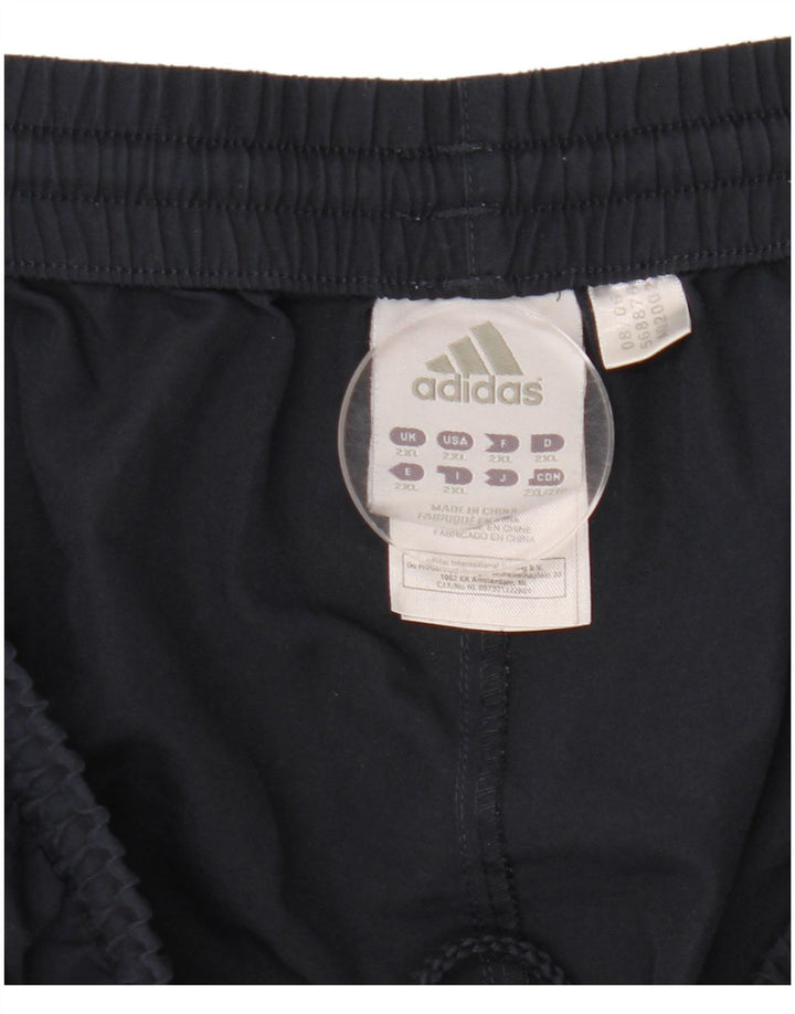 Adidas Męskie spodnie dresowe Joggery 2XL Granatowy poliester
