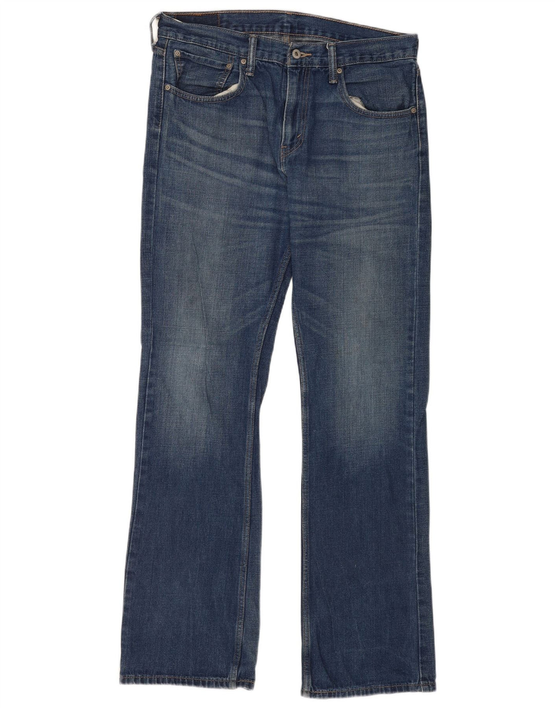 Męskie jeansy Levi's 527 Bootcut W34 L34 Niebieska bawełna