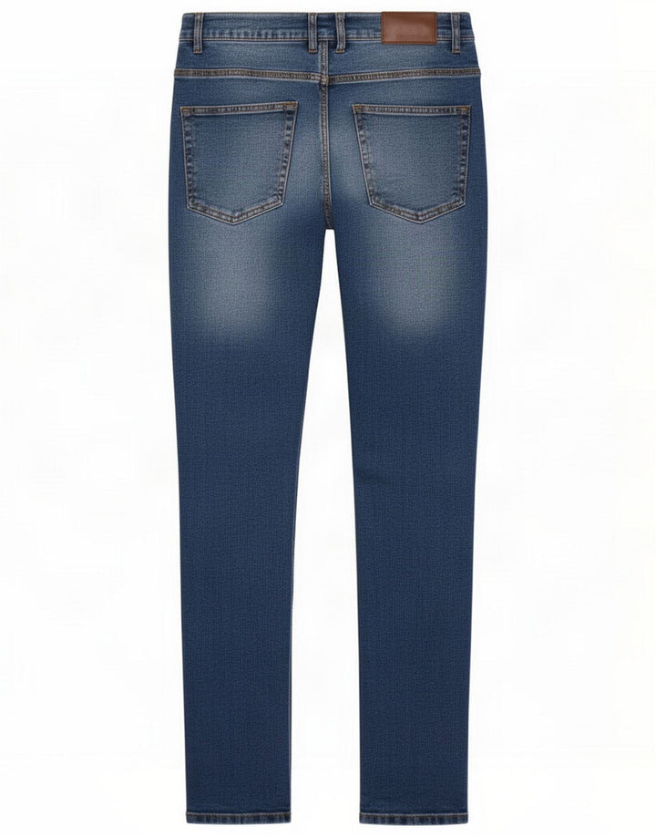 French Connection Męskie jeansy slim W30 L30 Niebieskie bawełniane