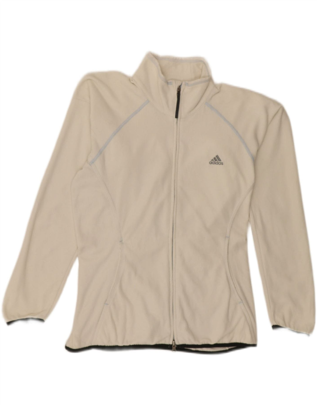 ADIDAS Womens Clima 365 Tracksuit Top Jacket UK 14 Medium White Polyester Vintage Adidas and Second-Hand Adidas from Messina Hembry 
