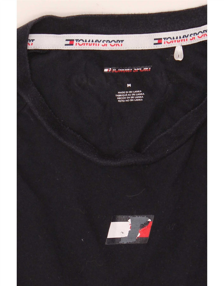 T-shirt męski Tommy Hilfiger Top, średni, granatowy, bawełniany
