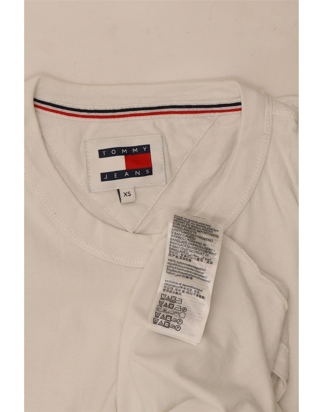 Męska kamizelka Tommy Hilfiger XS, biała bawełna