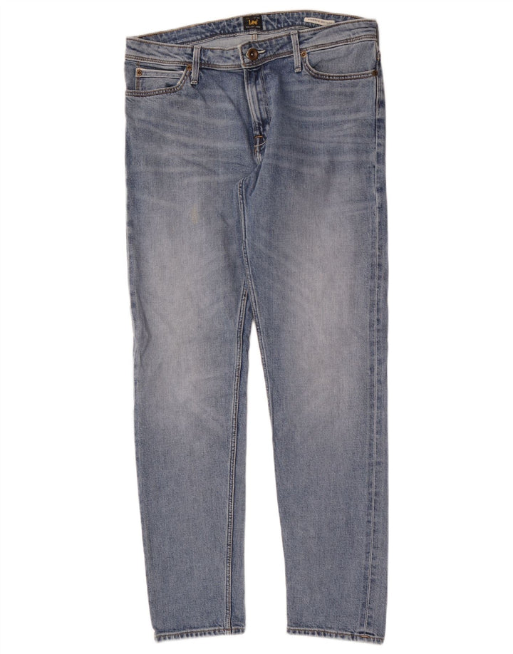 Męskie jeansy Lee Selvage Stretch W29 L31 z niebieskiej bawełny
