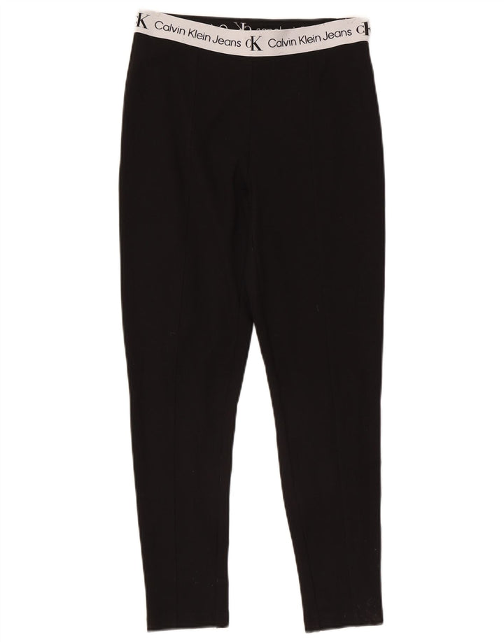 Damskie legginsy Calvin Klein Graphic UK 10 Small Black Colorblock