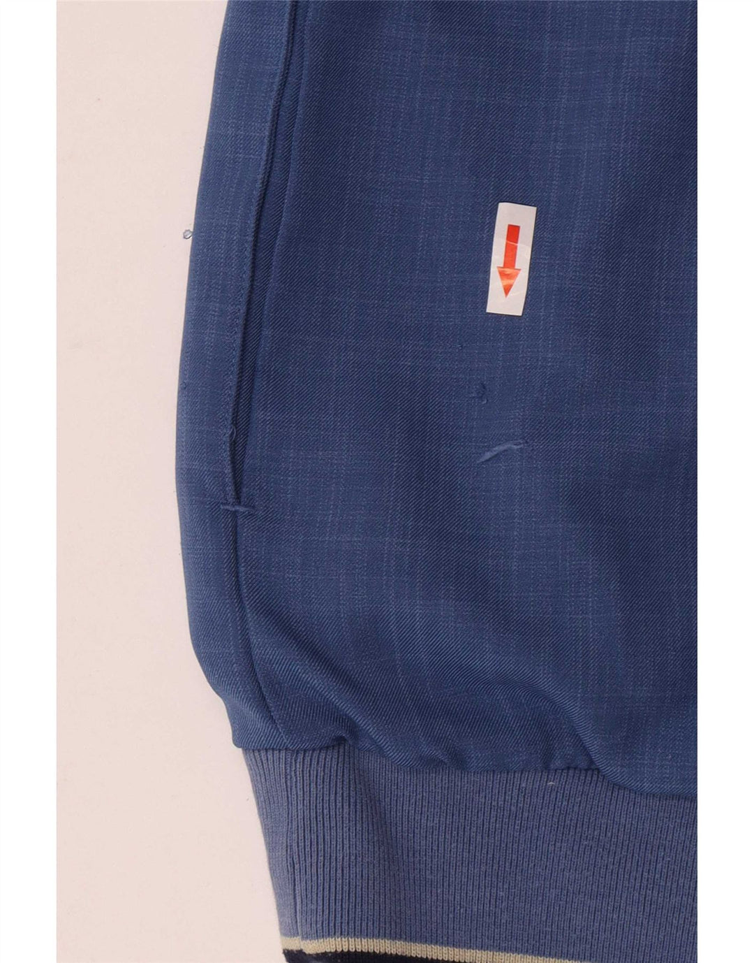 Męski dres z krótkim rękawem i zamkiem błyskawicznym Lyle & Scott, średni niebieski
