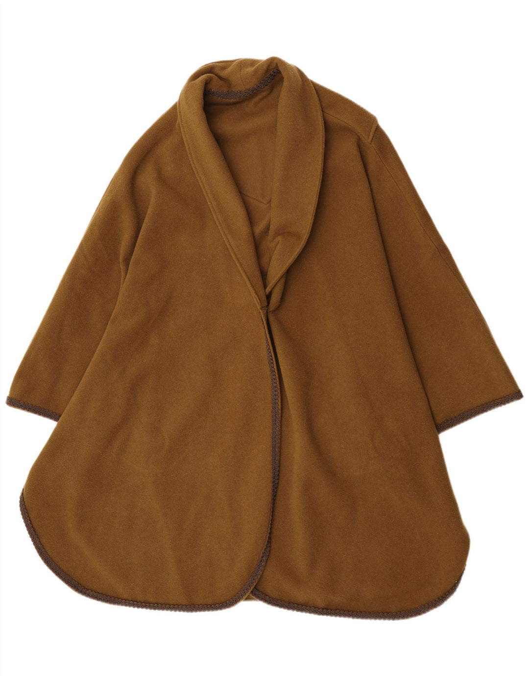 Vintage damski płaszcz ponczo w jednym rozmiarze khaki