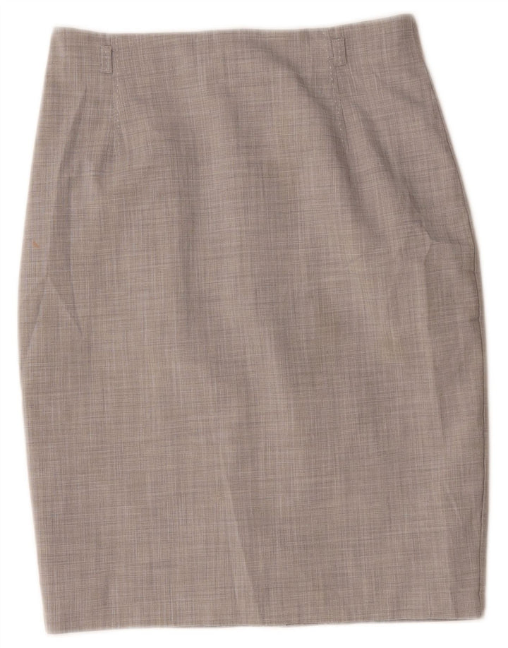 Marks & Spencer Damska spódnica ołówkowa UK 10 Small W30 Szary poliester