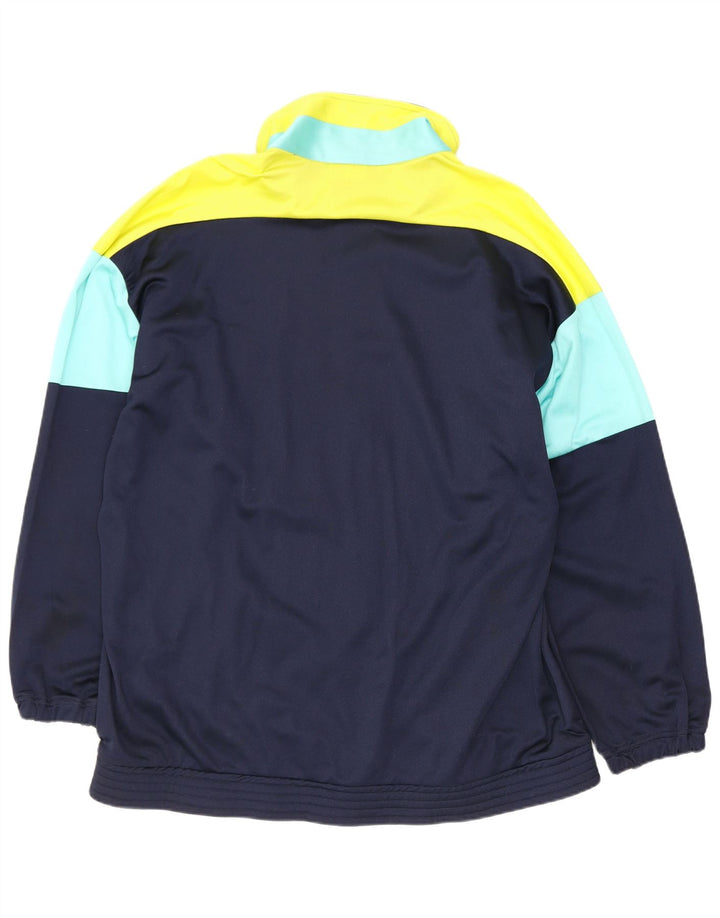 Męska kurtka dresowa Sergio Tacchini IT 52, duża, granatowa, retro
