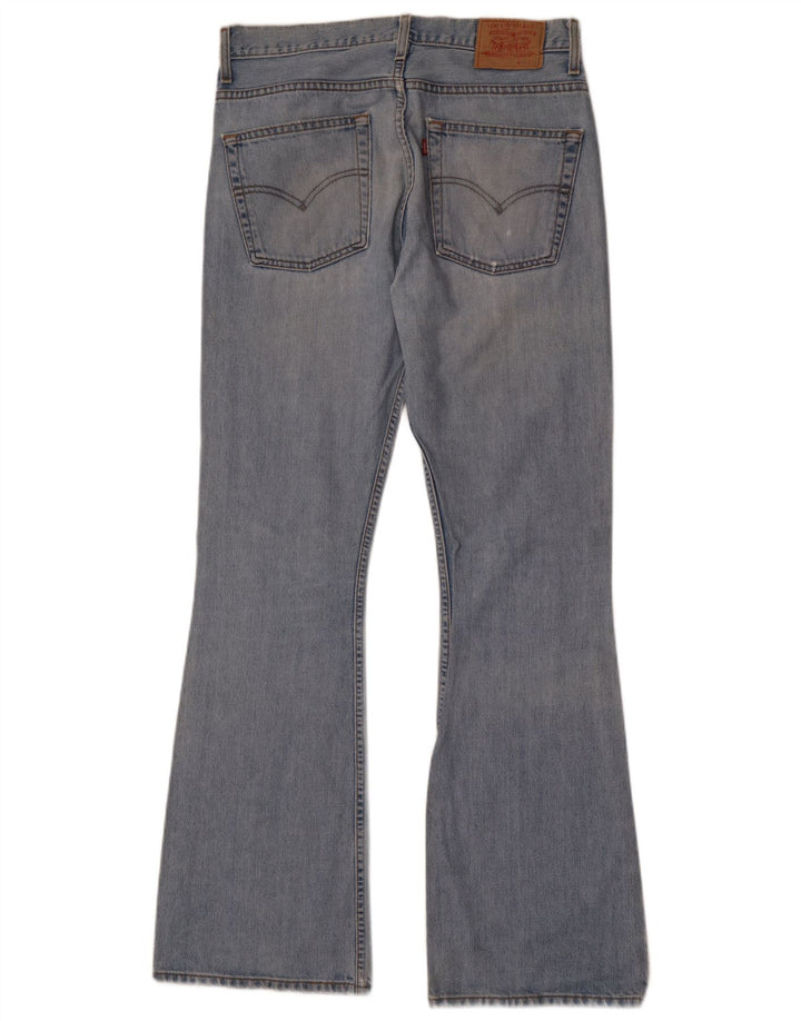 Damskie jeansy Levi's 516 Bootcut W34 L36 Niebieska bawełna